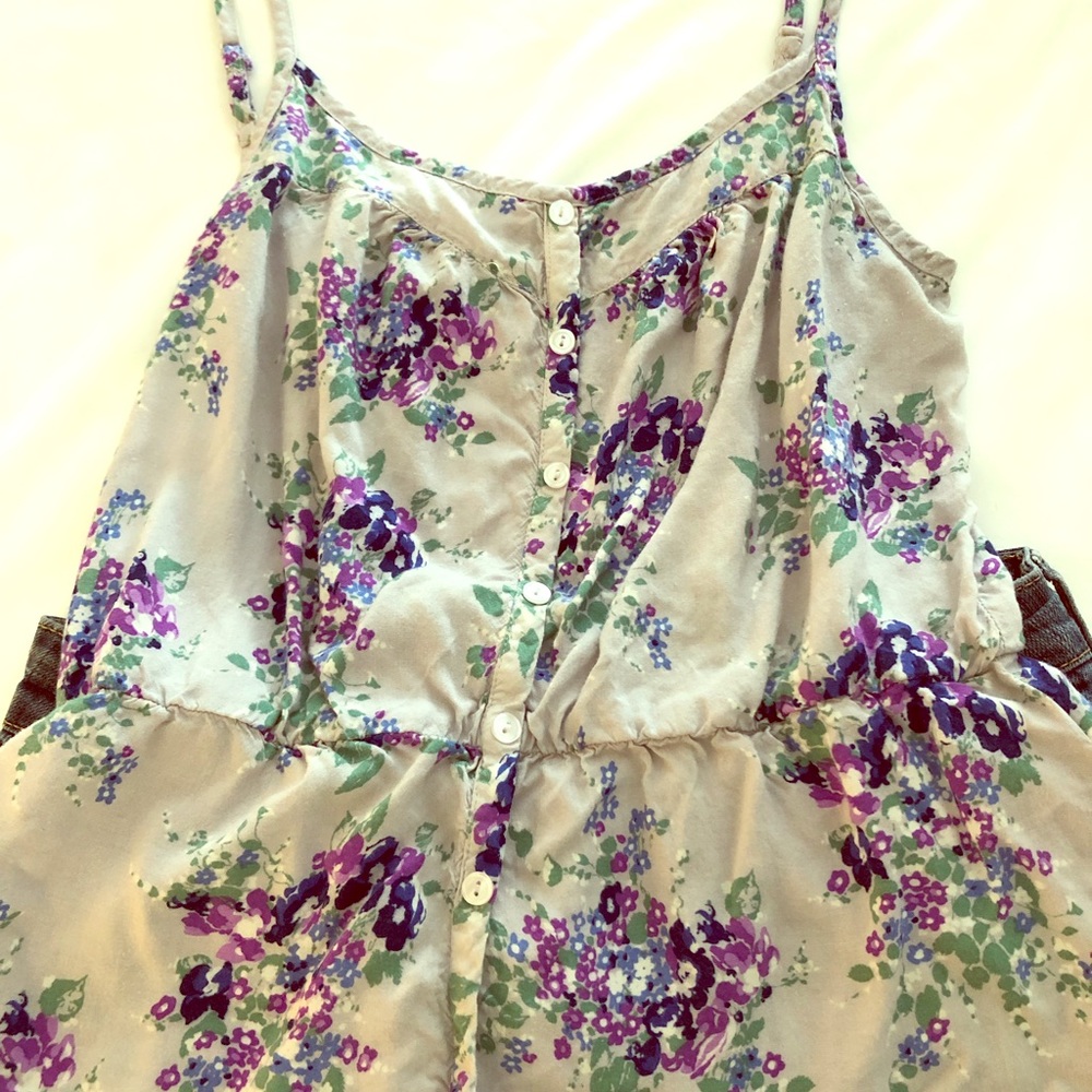 Floral Peplum Cami